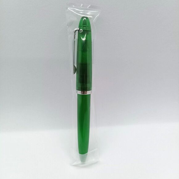 Transparent / clear,  green sailor fountain pen - Picture 1 of 5